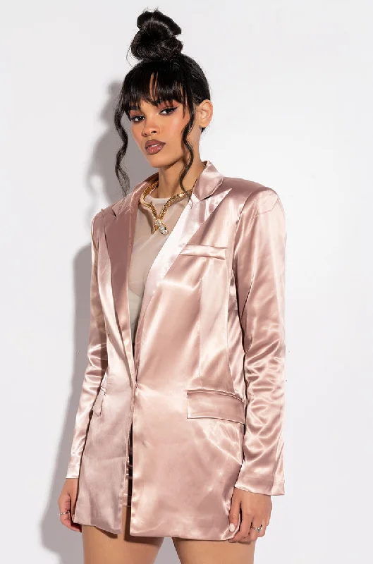 Simple Elegance PASSIONE SATIN BLAZER