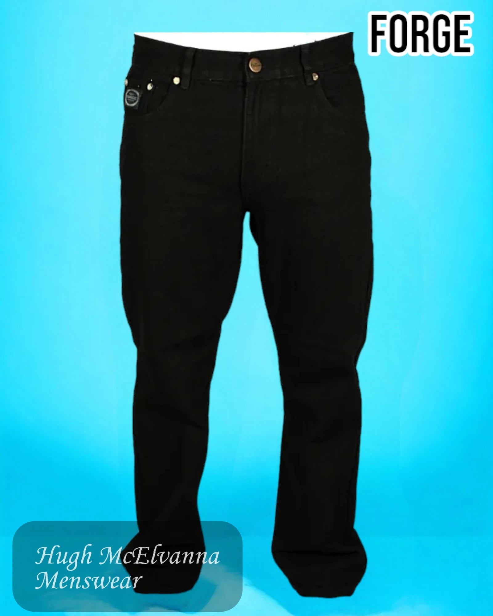 Free And Casual Forge F101 Black Denim Jean