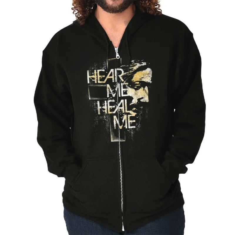 Personal Charm Hear Me Heal Me Zip Hoodie