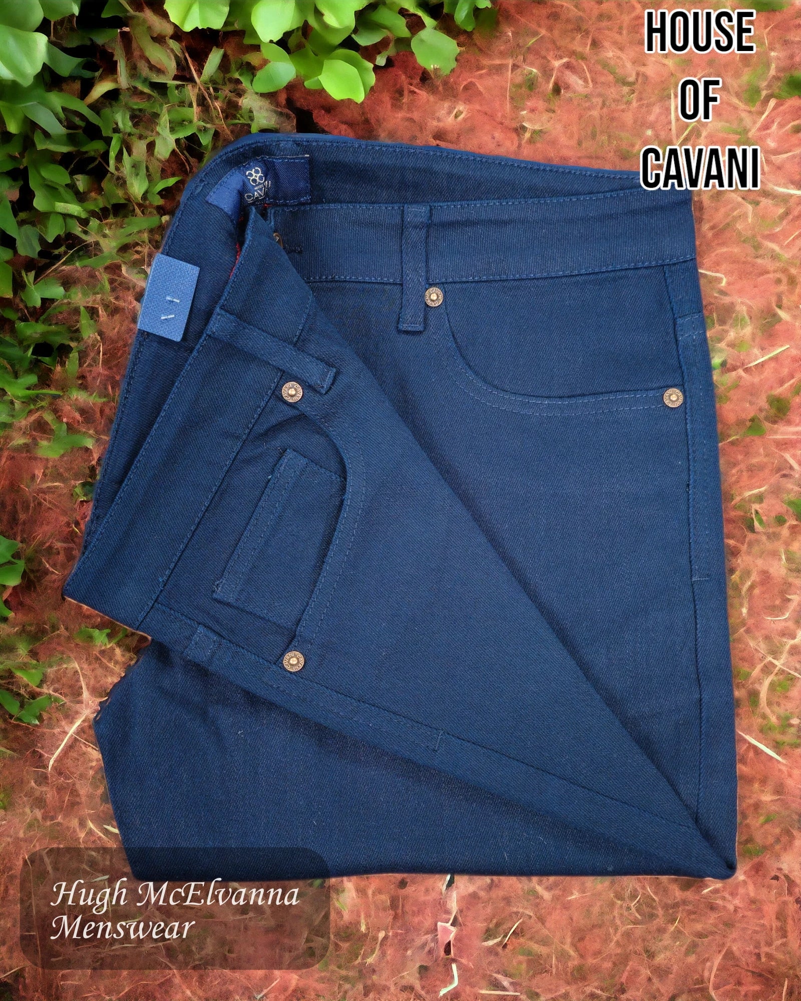 Fashionable And Versatile Milano NAVY Stretch Jean by House Of Cavani