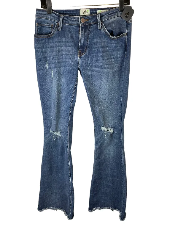 French Retro Jeans Flared By Clothes Mentor  Size: 6