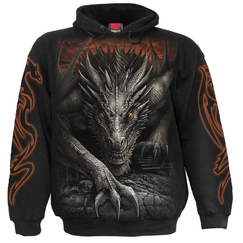 All-Day Comfort MAJESTIC DRACO - Hoody Black