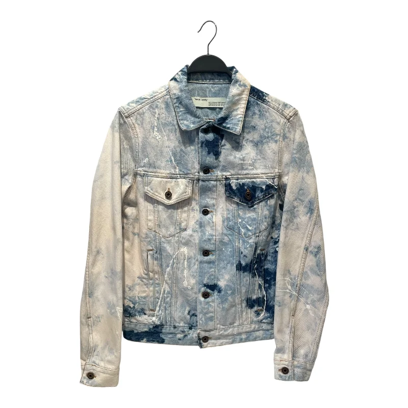 Free And Comfortable OFF-WHITE/Denim Jkt/S/Denim/BLU/All Over Print/