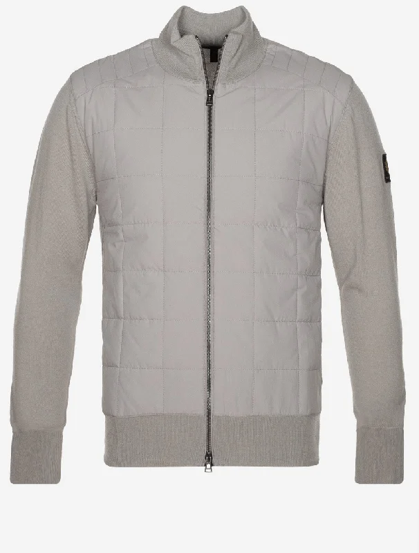 Kelbrook Zip Cardigan Chrome Grey