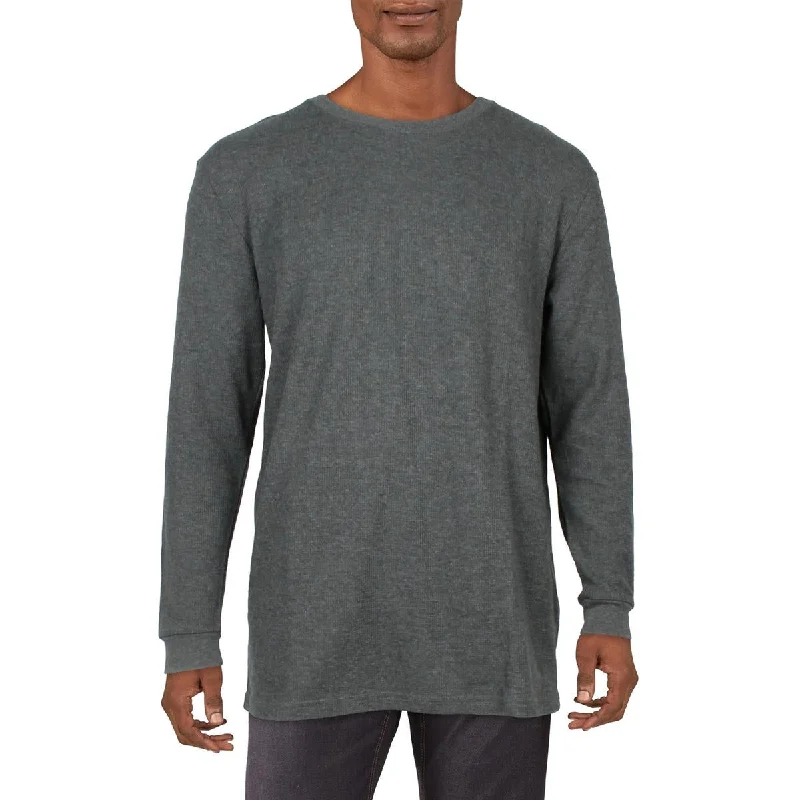 Blue Ice Mens Textured Cotton Thermal Shirt