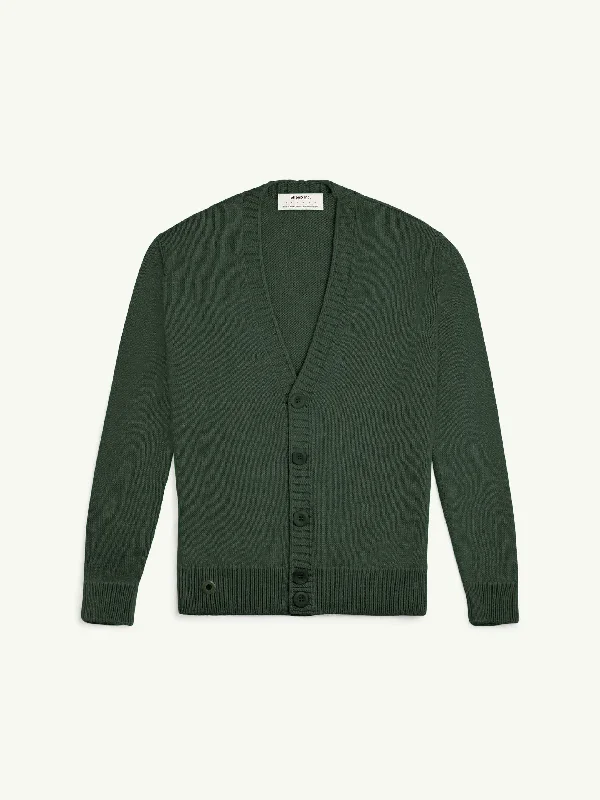 The Cardigan - Moss Green