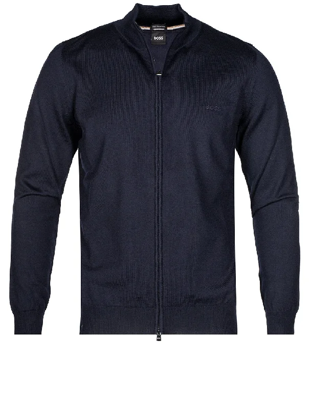 HB BALONSO ZIP UP CARDIGAN-Navy