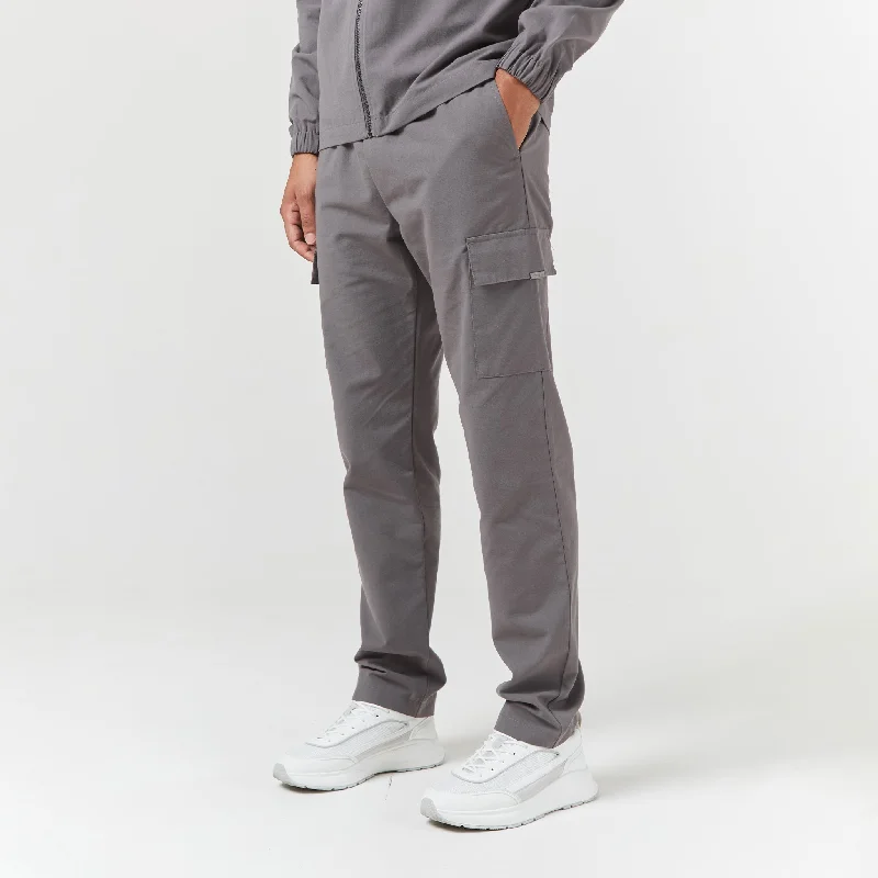 Smart Utility Open Hem Trouser | Charcoal