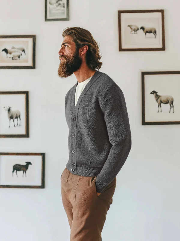 The Cardigan 2.0 - Slate Grey