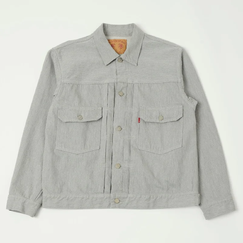 Everyday Comfort Full Count 2102G 'Sweat' 12oz Type II Denim Jacket - Grey