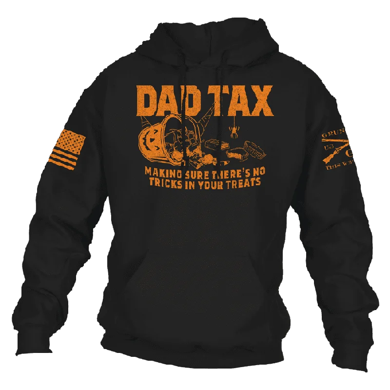 Weekend Style Dad Tax Halloween Hoodie - Black