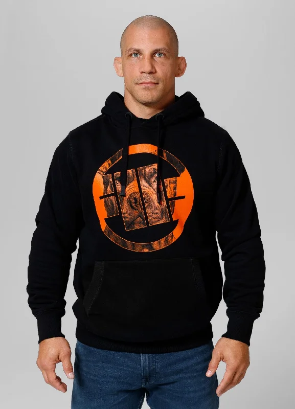 Cozy Lifestyle Men's Hoodie Orange Dog 24