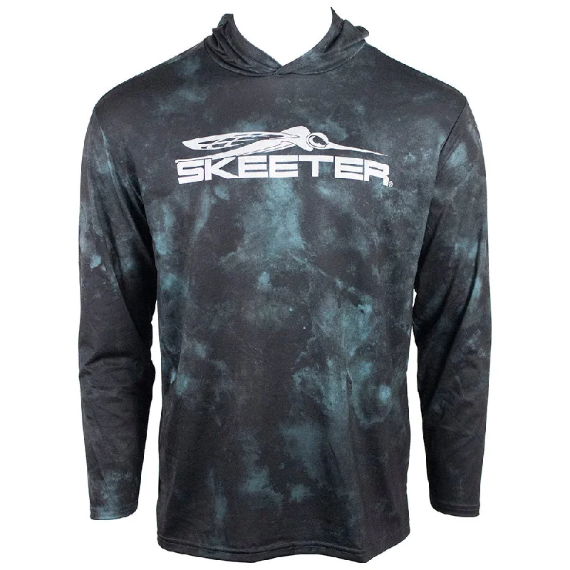Must-have For Fashion Skeeter Cloud Print Hooded Long Sleeve