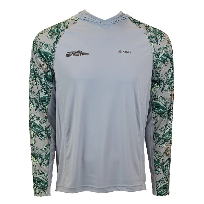 Multifunctional Style Skeeter Simms SolarFlex Hoody - Slamdown Steel