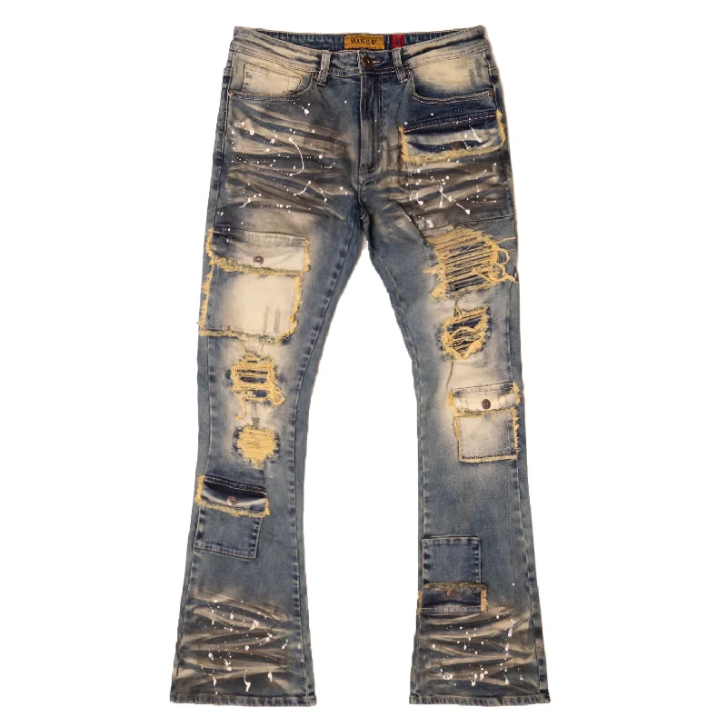 Party Wear M1968 Cesare Stacked Jeans - Vintage