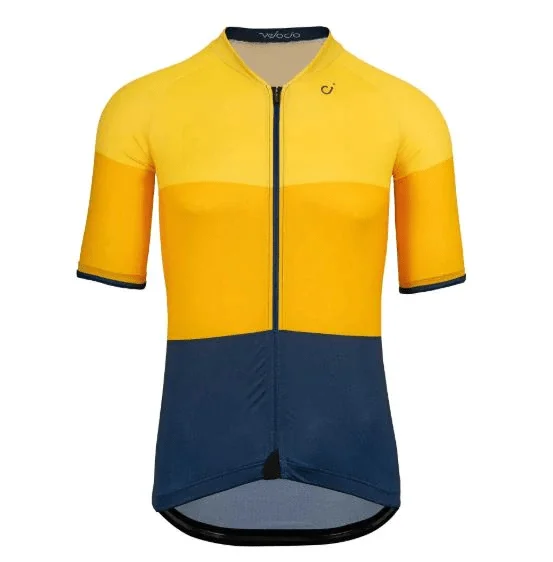 VELOCIO SE TRICOLOR MENS JERSEY GOLD YELLOW