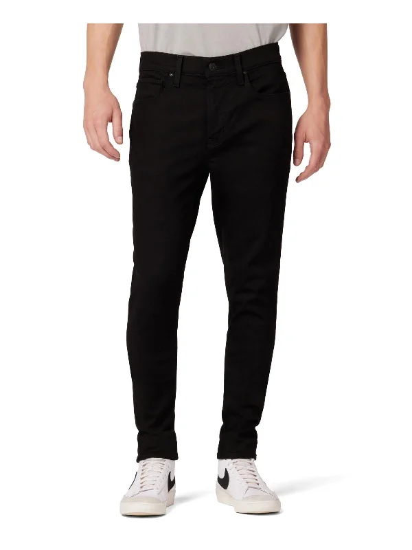 Windbreaker fashion Zev Mens Ripped Mid-Rise Skinny Jeans