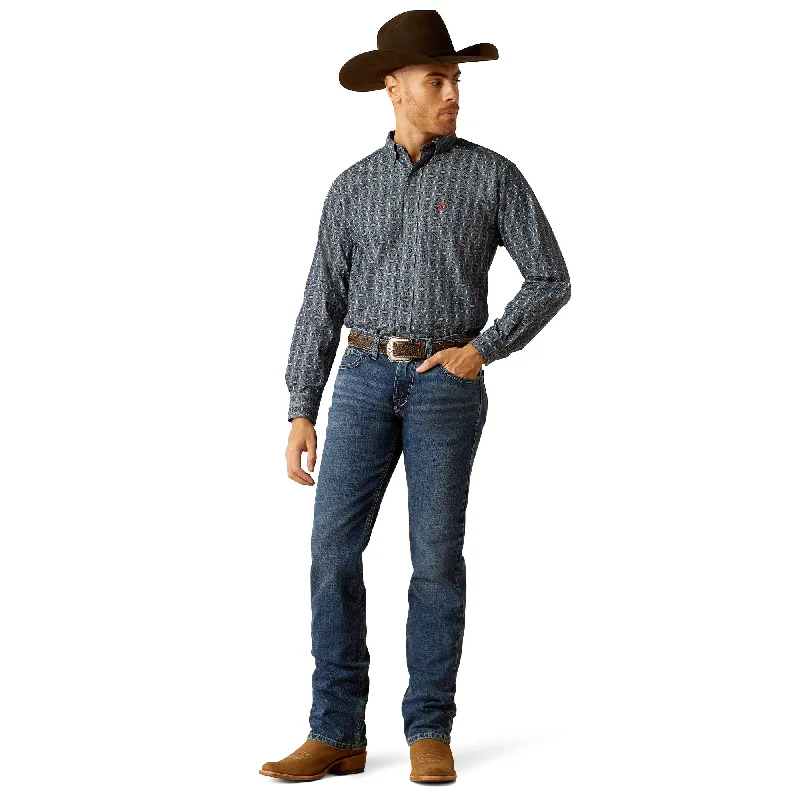 Cozy Shirts ARIAT ROCHARD CHAMBRAY BLUE CLASSIC FIT SHIRT