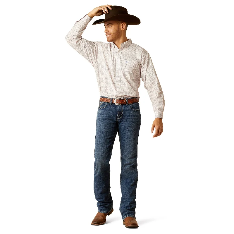 European Plan Ariat Talbott White Classic Fit Shirt