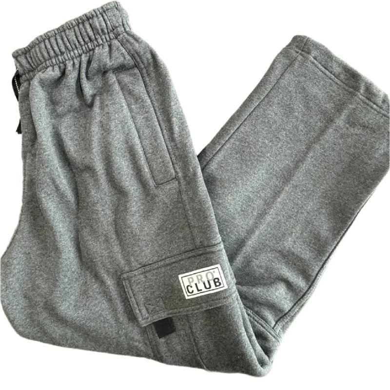 Fashionable And Fashionable Fleece Cargo Pants - Charcoal